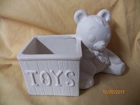 bear with toy box