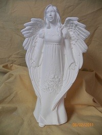 Angel with 3 Crosses