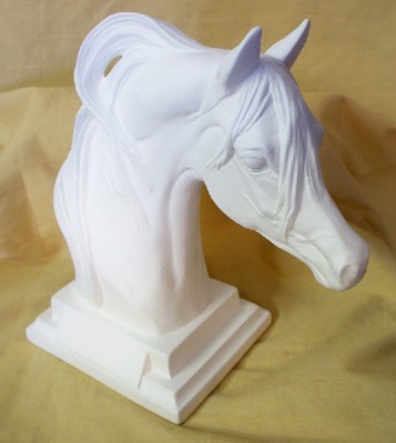 Arabian horse bust