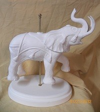 Carousel elephant