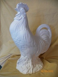 crowing rooster