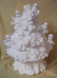 snowman Christmas tree