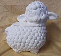 sheep cookie jar