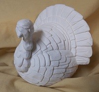 carved turkey