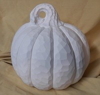 round carved pumpkin