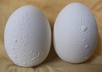 decorated large duck eggs