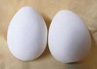 large plain eggs