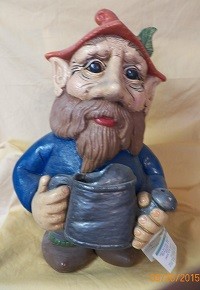 large gnome with watercan