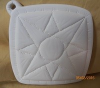 pot holder 13 quilted sun