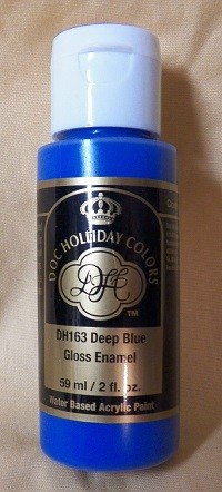 DH 163 deep blue gloss enamel