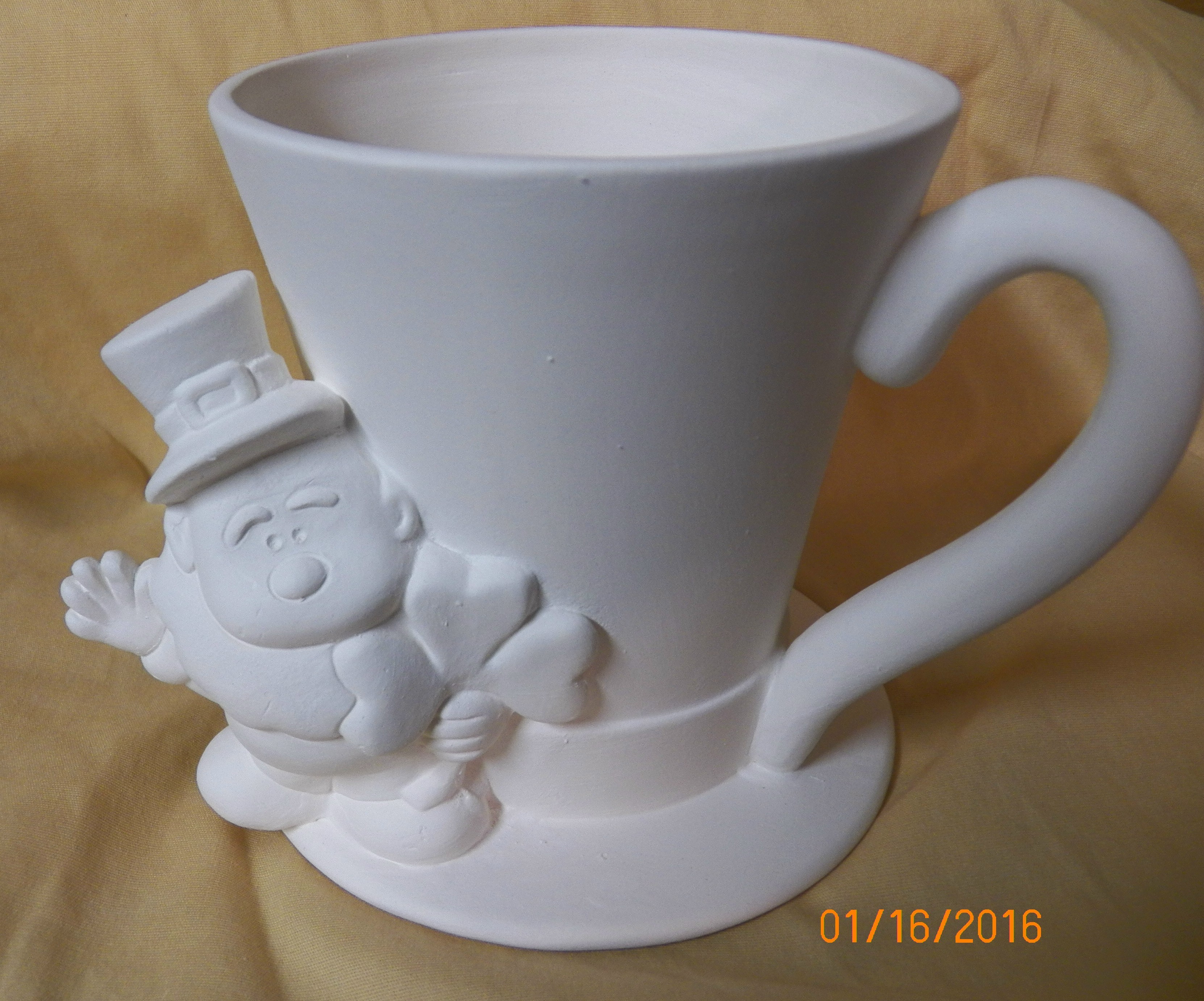 leprechaun and mug