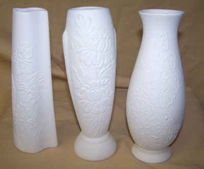 3 vases together