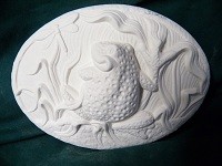 Frog and dragonfly insert
