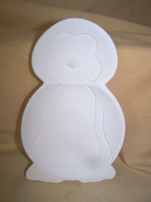 small penguin plate