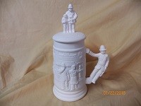 small stein with old fashion policeman