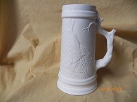 small tankard with eagles