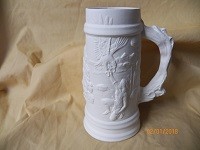 small tankard with Native Americans