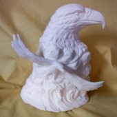 eagle bust and flying eagle