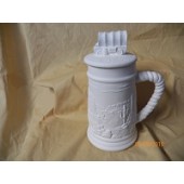 small stein with covered wagon