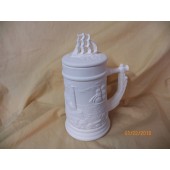 small stein with sailing ship